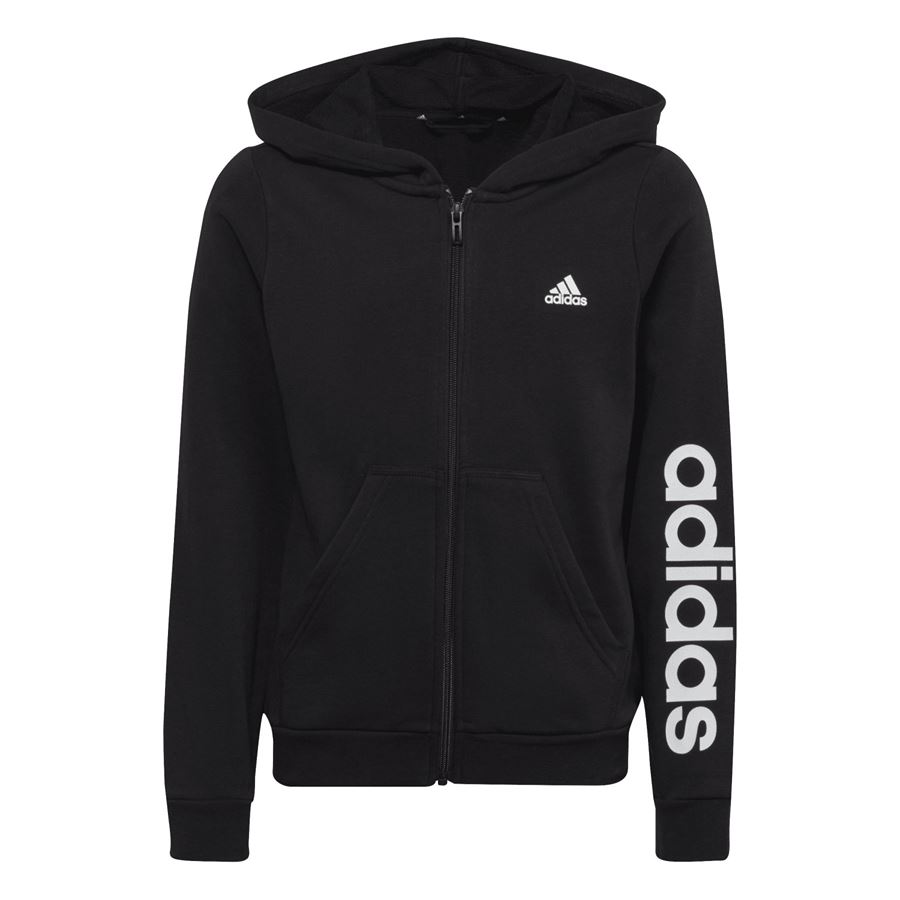 Felpa con cappuccio Essentials Linear Logo Full-Zip Adidas | IC3584X